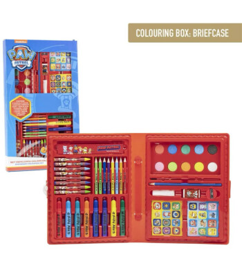 ГОЛЯМ КОМПЛЕКТ ЗА ОЦВЕТЯВАНЕ В КУТИЯ PAW PATROL ЧЕРВЕН